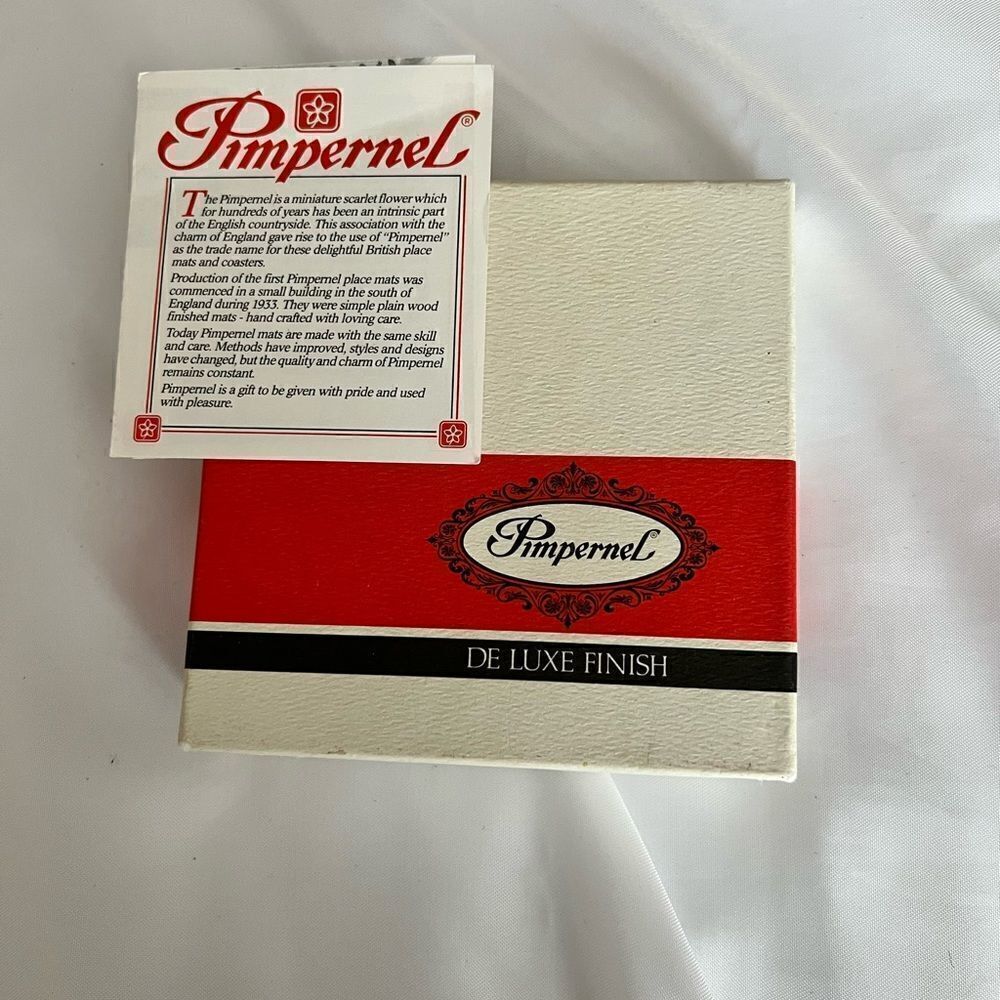 Vintage Pimpernel Coasters 